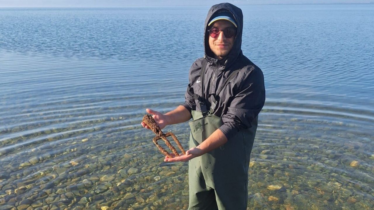 ‘Tridente de Poseidon’ é encontrado por pescador na Turquia