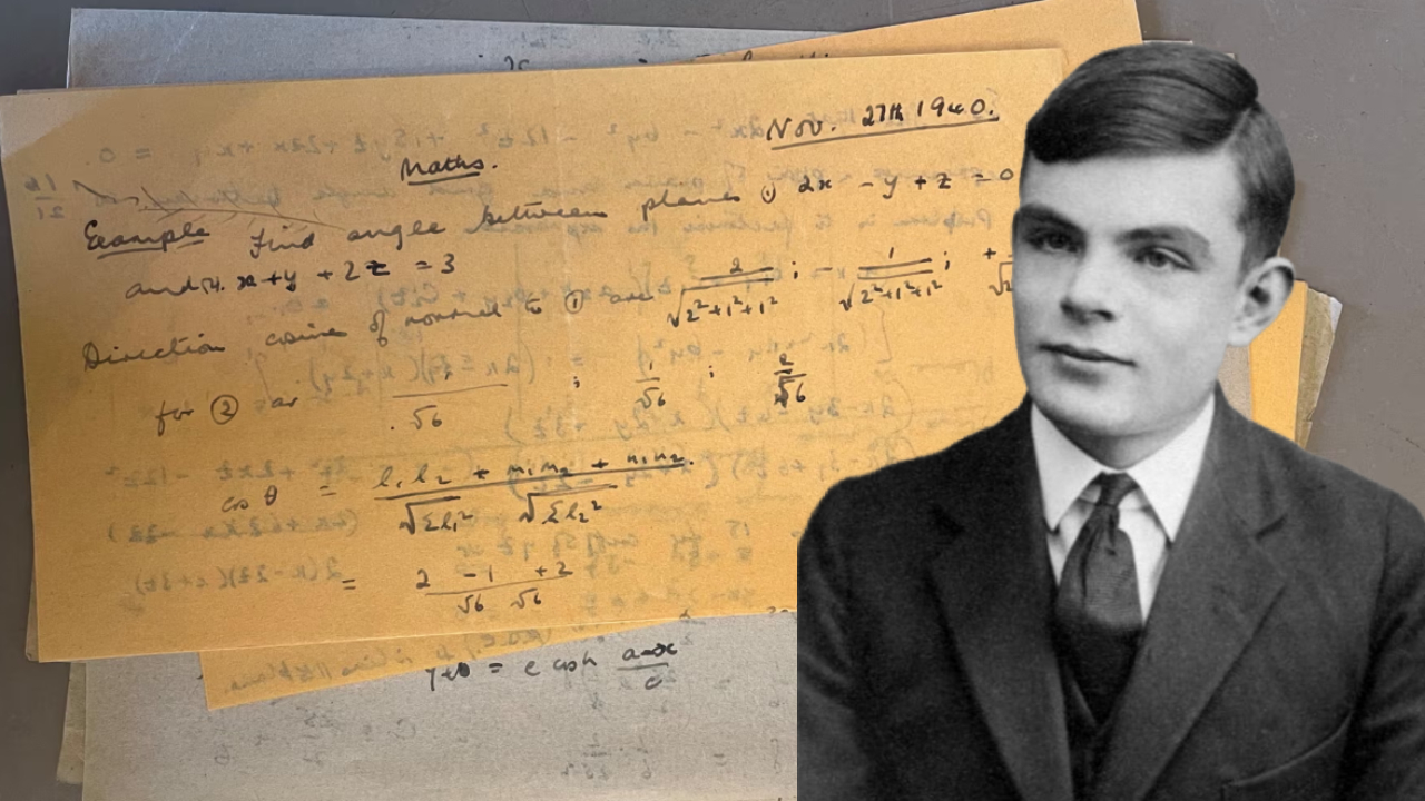 Documentos de Alan Turing foram salvos de descarte e serão leiloados
