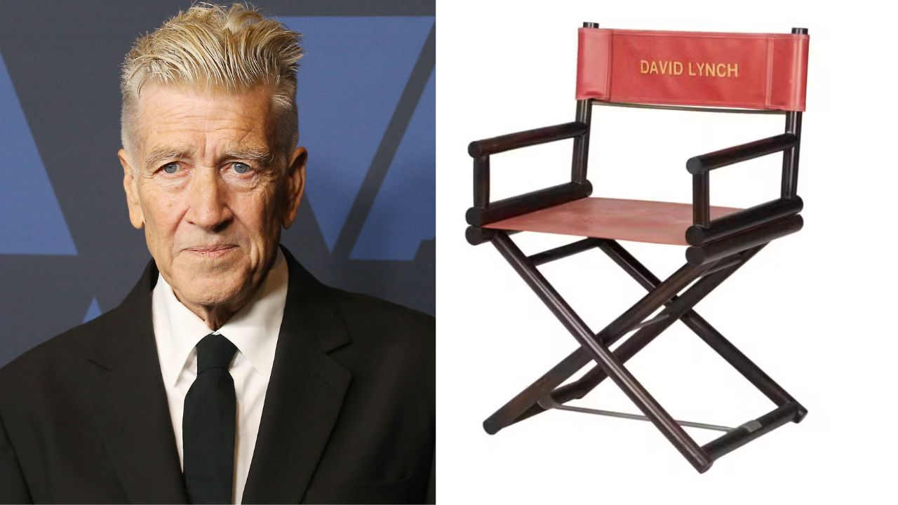 Leilão reúne mais de 400 itens de David Lynch, incluindo cadeira de diretor