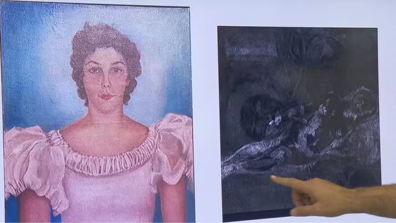 Pintura de mulher nua é descoberta escondida sob obra de Anita Malfatti