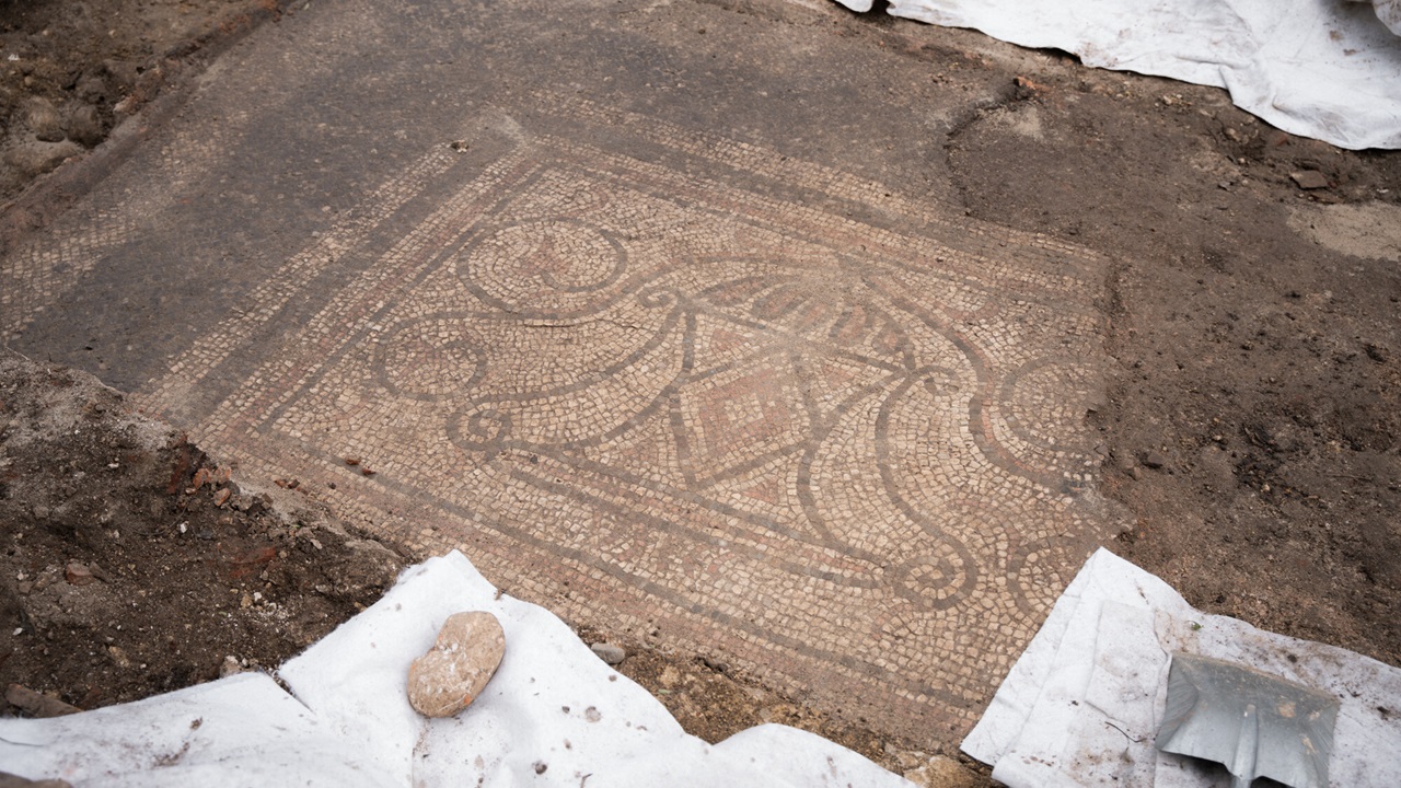Tesouro romano: Vila com mosaicos raros é descoberta na Áustria