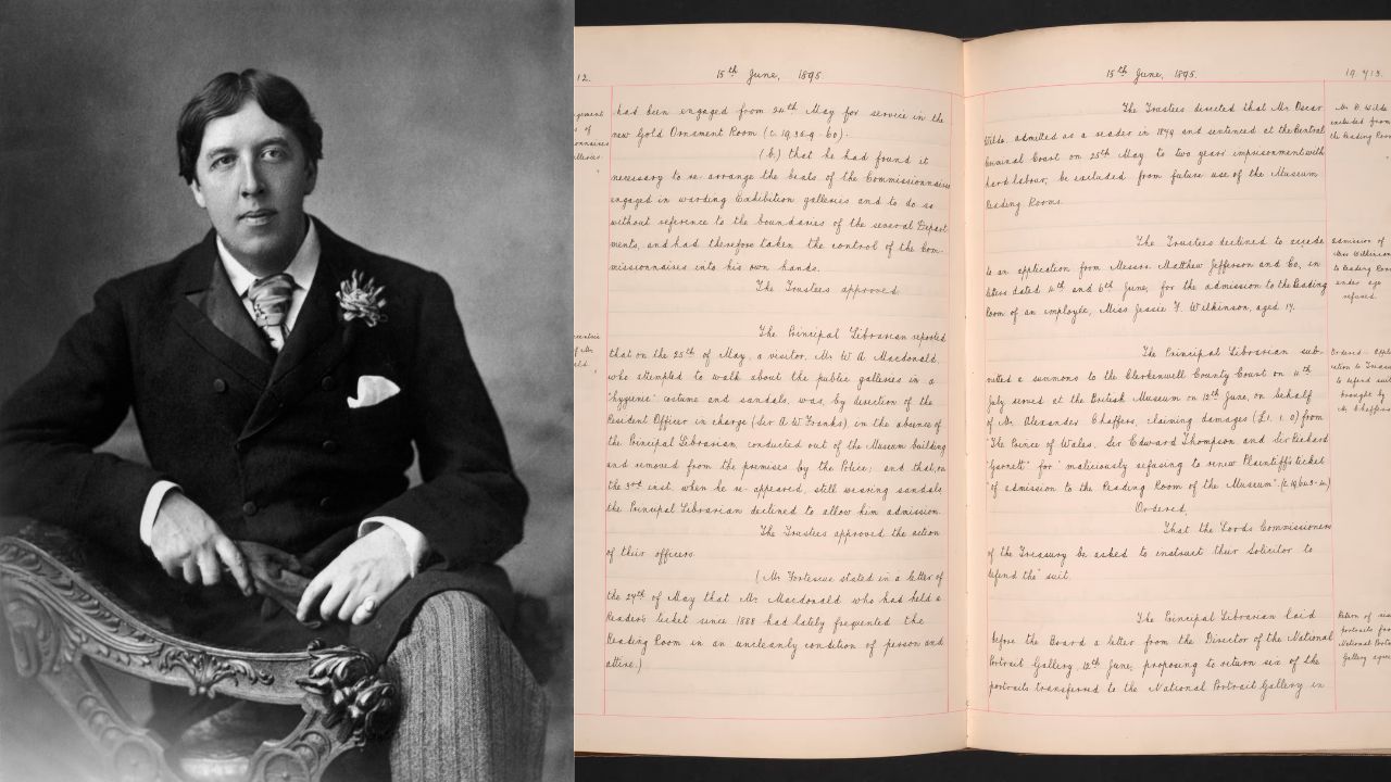 130 anos depois, Biblioteca Britânica restitui passe de leitor a Oscar Wilde