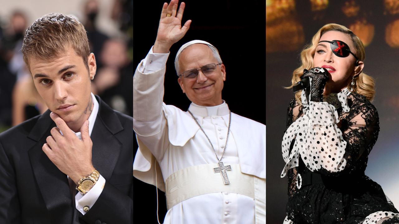 De Justin Bieber a Madonna: veja parentes distantes famosos do papa Leão XIV