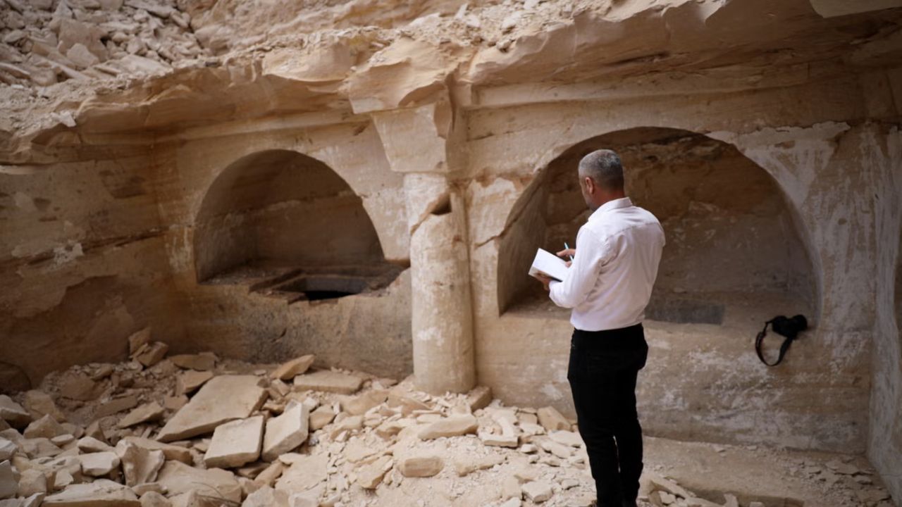 Túmulos bizantinos de 1.500 anos são descobertos por acaso na Síria