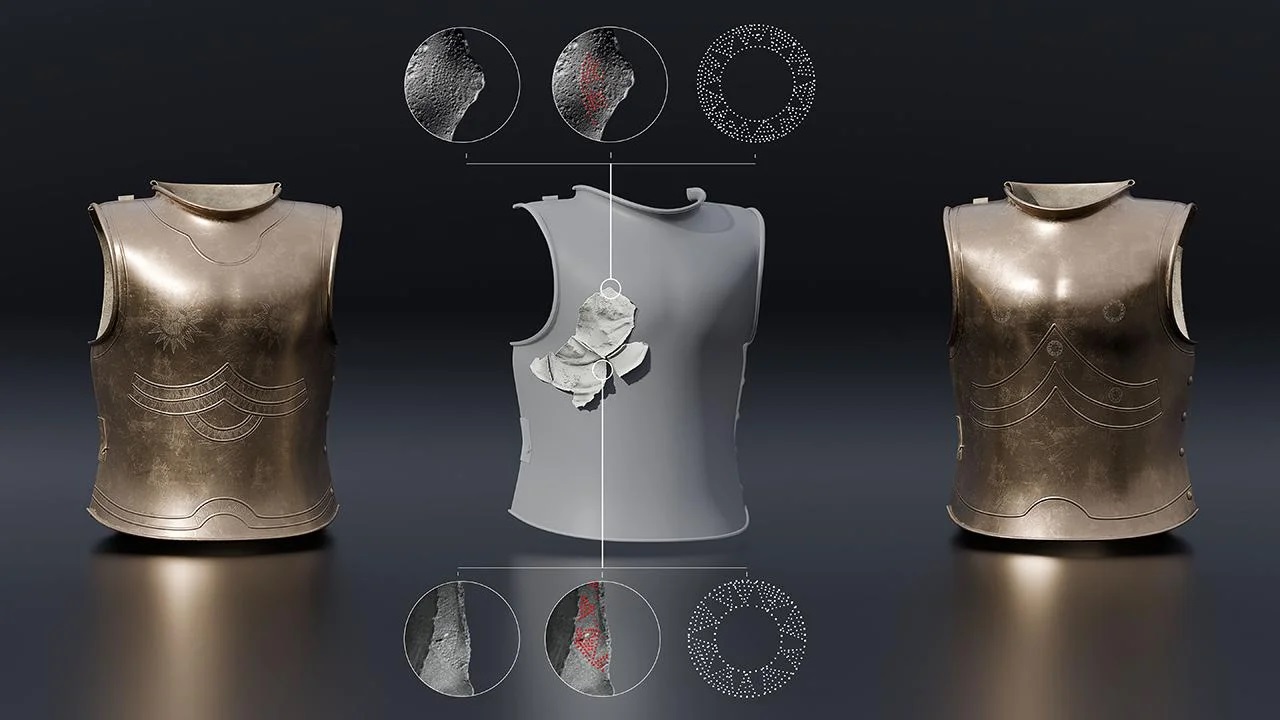 Fragmento raro de armadura de bronze de 3.200 anos é descoberto na Morávia