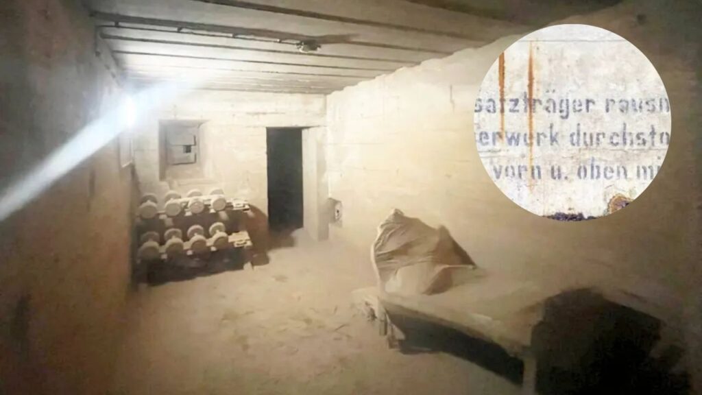 Casal descobre bunker nazista com mensagem assustadora sob sua casa