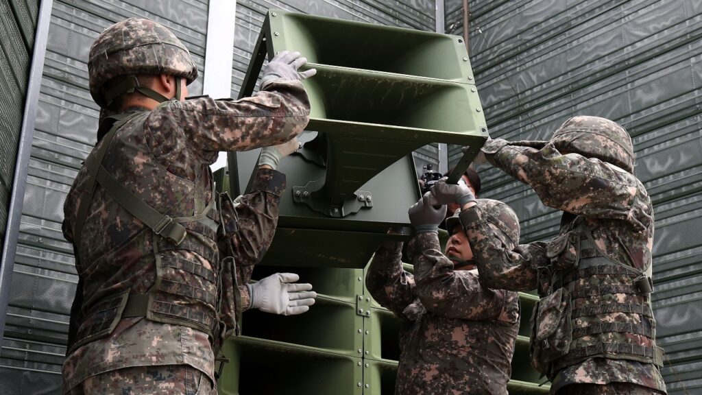 Coreia do Sul removerá alto-falantes da fronteira com o Norte