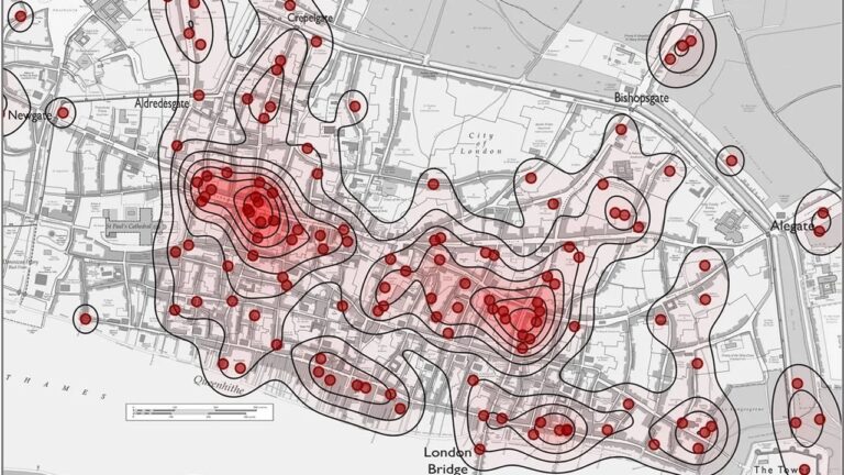 Mapa de assassinatos desafia ideia de violência na Idade Média
