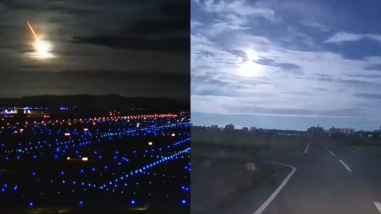 ‘Bola de fogo’ ilumina o céu no Japão e intriga moradores