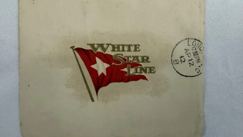 Cartas de passageiro do Titanic são leiloadas e expostas em museu