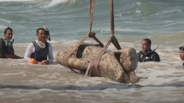 Vestígios de cidade submersa de 2 mil anos são encontrados no Egito