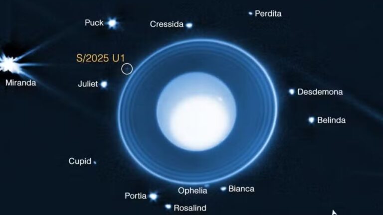 Astrônomos descobrem nova lua em planeta do Sistema Solar