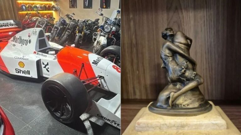 ‘Carro de Senna’ e esculturas eróticas são apreendidos pela PF