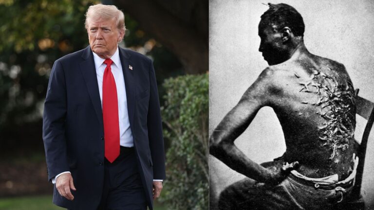 Por ordem de Trump, foto histórica de homem escravizado deve ser removida de exposições nos EUA