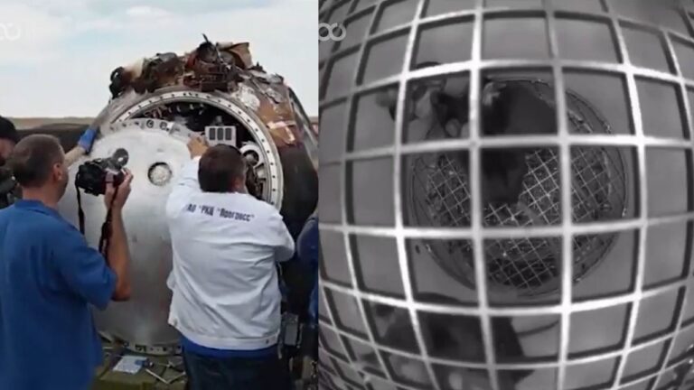 ‘Arca de Noé’ russa retorna à Terra após 30 dias em órbita