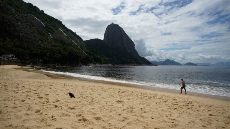 Plástico de marmitas polui praia no Rio, segundo estudo