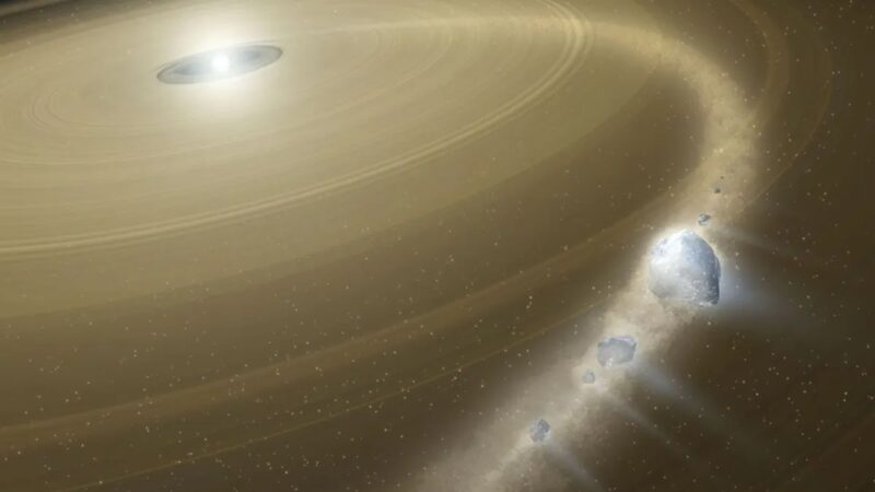 Astrônomos detectam anã branca que engoliu mundo gelado
