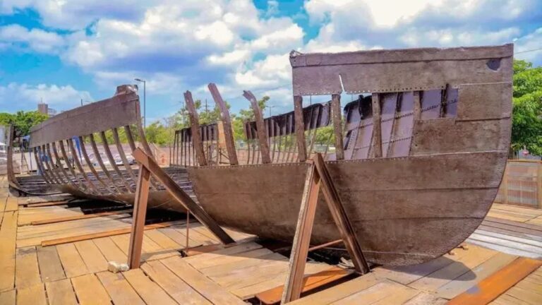 Barco histórico descoberto no Pará é restaurado e será exibido
