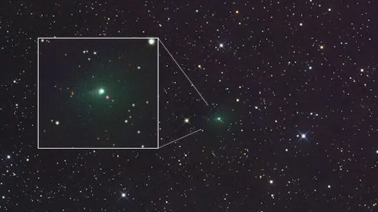Cometa 3I/ATLAS pode estar se tornando verde brilhante