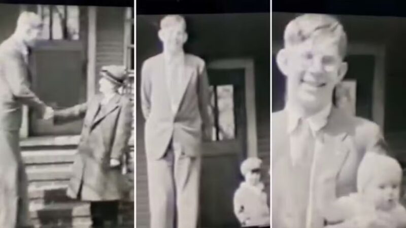 Homem mais alto da história surge em filmagem rara de 1933; confira!