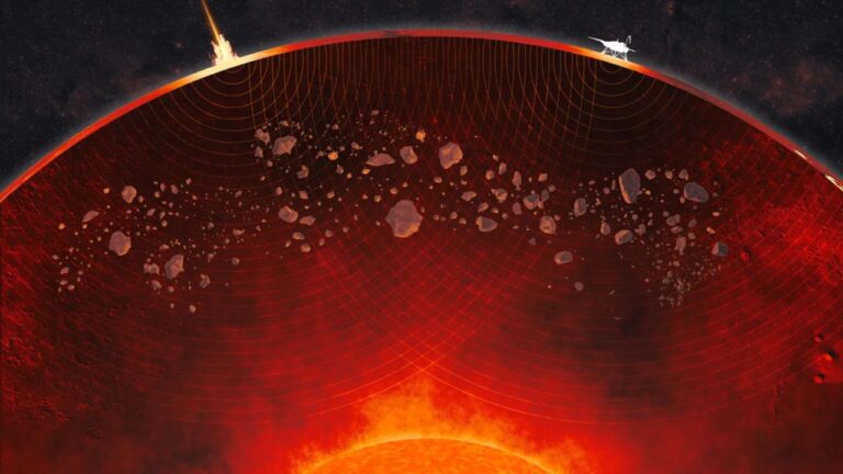 Bolhas encontradas em marte podem ser os restos de ‘planetas fracassados’