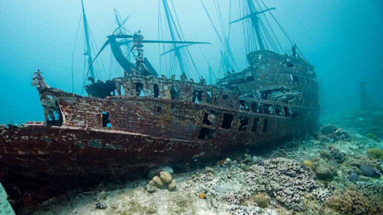 Navio mercante do século 16 é descoberto intacto no fundo do mar