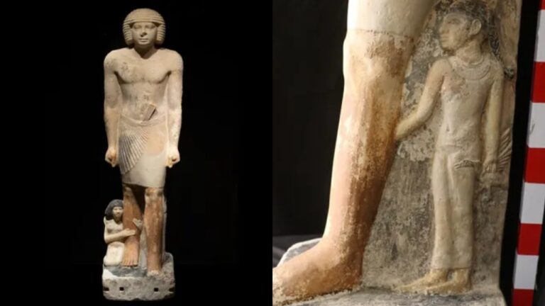 Messi egípcio? Antiga estátua da quinta dinastia é descoberta em Saqqara