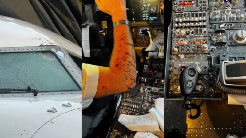 Objeto misterioso atinge avião durante voo e deixa piloto ferido nos EUA