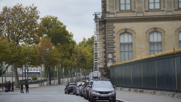 Empresa de elevador faz propaganda após roubo no Louvre