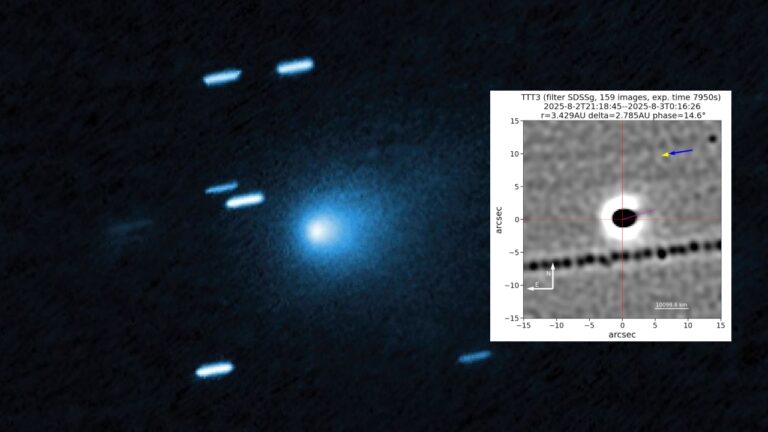 Astrônomos registram jato ‘voltado para o Sol’ em cometa interestelar 3I/ATLAS
