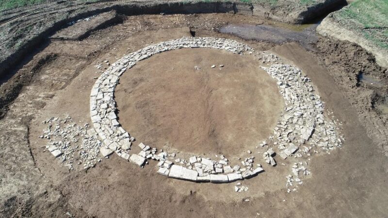 Raro monumento circular da era romana é descoberto na Alemanha