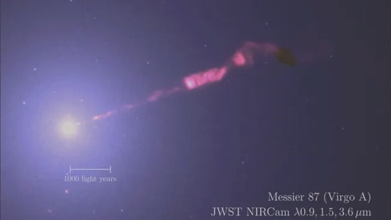 James Webb revela detalhes inéditos do buraco negro M87*