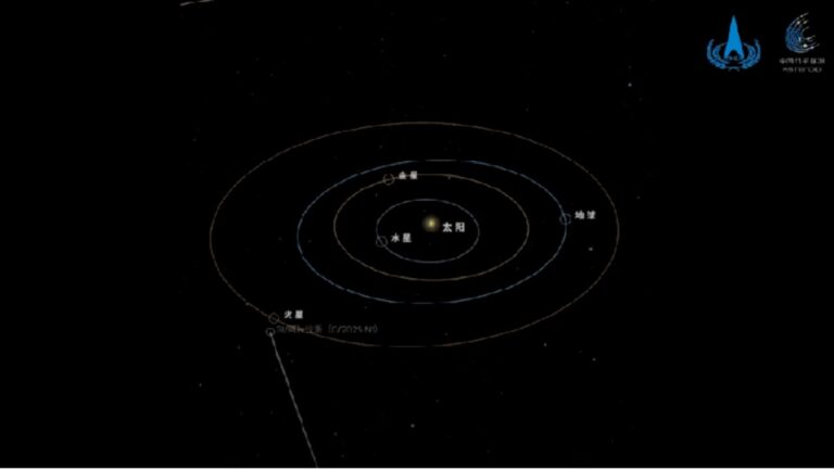 Nave chinesa registra imagens do misterioso cometa 3I/ATLAS