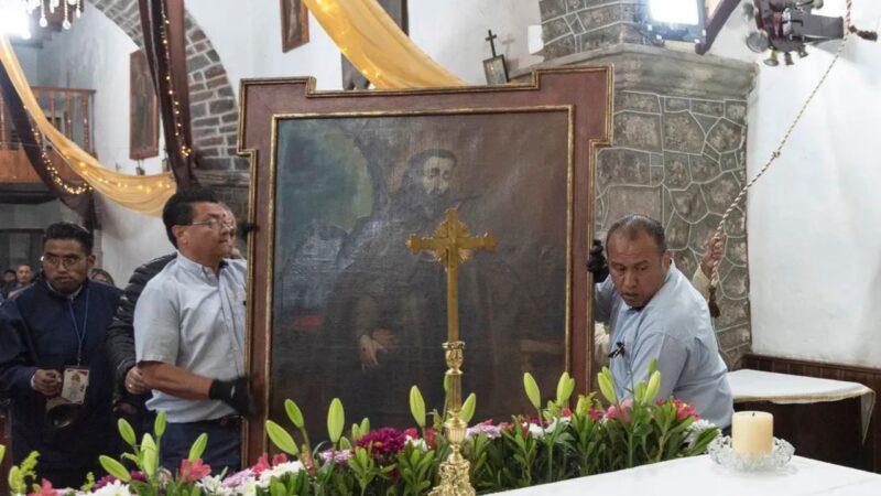 Pintura do século 18 que foi roubada de igreja mexicana em 2001 é finalmente devolvida