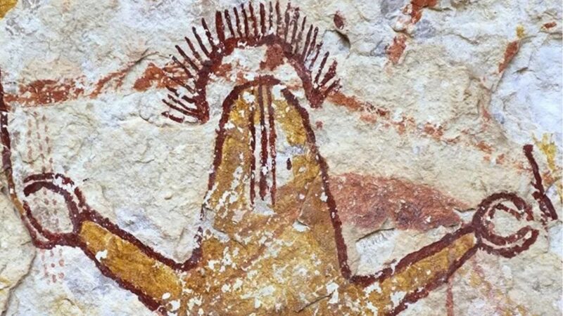 Arte rupestre de 4 mil anos na fronteira entre México e EUA retrata visões indígenas sobre o universo
