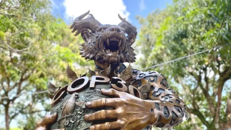 Escultura da China na COP 30 provoca reação entre evangélicos