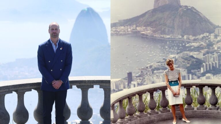 Príncipe William recria foto de Diana no Cristo Redentor