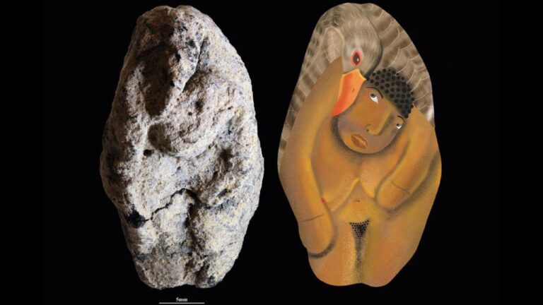 Estatueta Natufiana de 12 mil anos revela cena sexual entre mulher e ganso