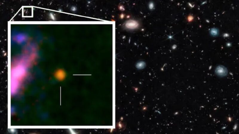 James Webb detecta possível buraco negro supermassivo mais distante já visto