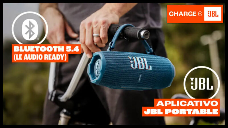 Ofertas Black Friday: caixa de som JBL Charge 6 com 49% de desconto