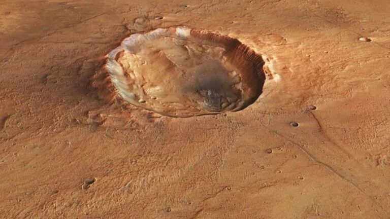 Missão da NASA revela novidades sobre crateras de Marte