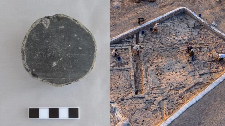 Arqueólogos encontram raro espelho de obsidiana durante escavações na Turquia