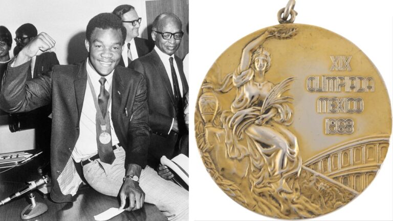 Encontrada em garagem, medalha do boxeador George Foreman vai a leilão após anos perdida