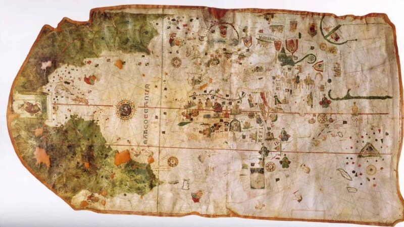 Primeiro mapa a incluir as Américas ficou 300 anos desaparecido