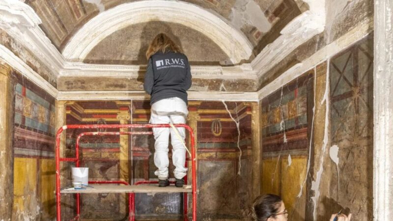 Descoberta de afrescos reescreve a narrativa da elite romana