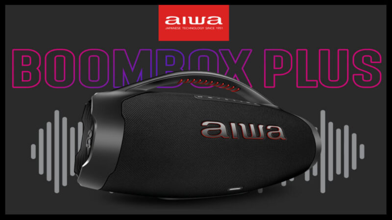 Oferta Relâmpago: caixa Boombox Plus da AIWA com 43% de desconto