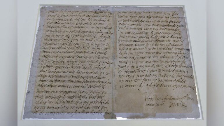 Carta escrita por Mary Stuart horas antes de ser executada será exibida