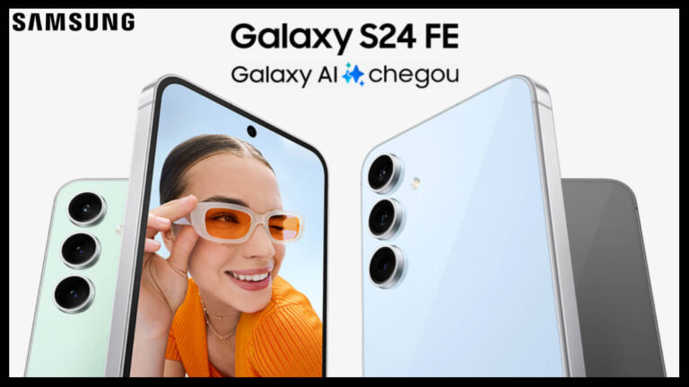 Oferta Relâmpago: 58% de desconto no Galaxy S24 FE da Samsung