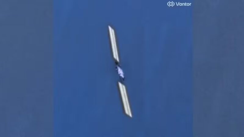 Satélite da Starlink perde o controle e é fotografado vagando pelo espaço