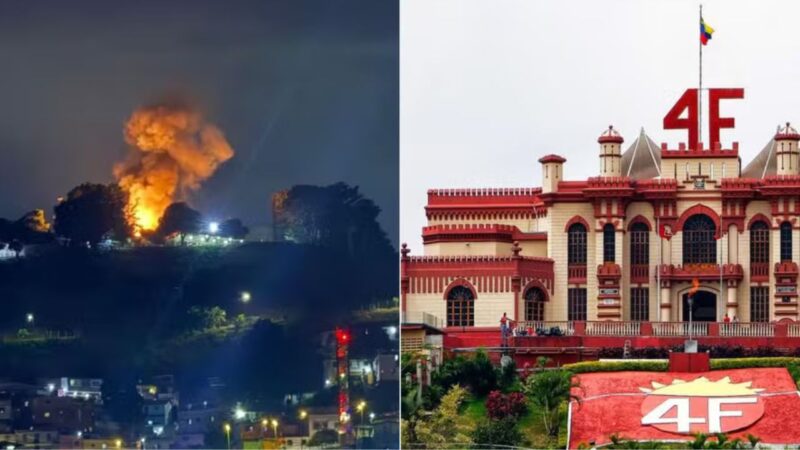 Mausoléu onde Hugo Chávez está enterrado foi um dos alvos dos ataques dos EUA